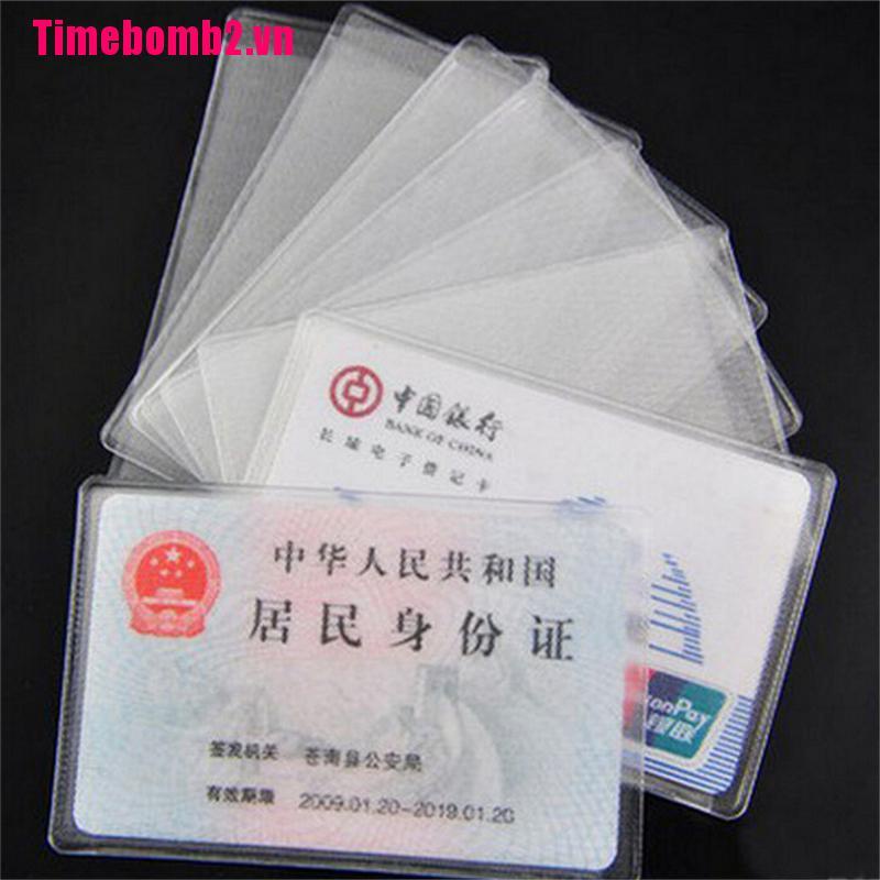 Bộ 10 Hộp Đựng Thẻ ID Bằng Nhựa PVC Chuyên Dùng