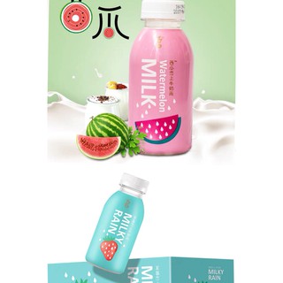 [Sẵn] Nước sữa chua Milky Rain vị dưa hấu, vị dâu Chai 280ml