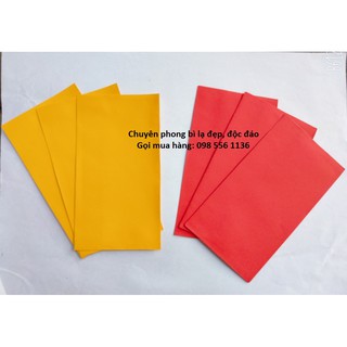 Phong bì màu Đỏ hoặc Vàng (30 cái tùy chọn màu)