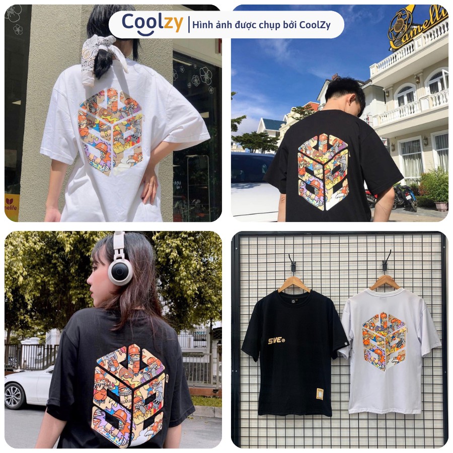 Áo thun tay lỡ SWE Cube Mozzie Tee form rộng Unisex nam nữ phong cách Ulzzang | CoolZy
