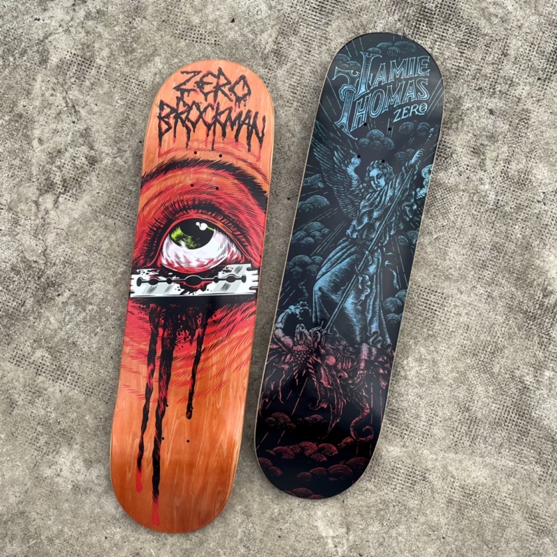 Mặt Ván Trượt Skateboard ZERO BROCKMAN RAZOR EYE DECK 8.3
