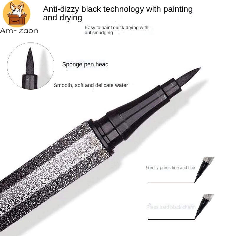 Bút Kẻ Mắt Chống Nước Lâu Trôi Tự Nhiên Thiết Kế Vỏ Lấp Lánh Ánh Sao