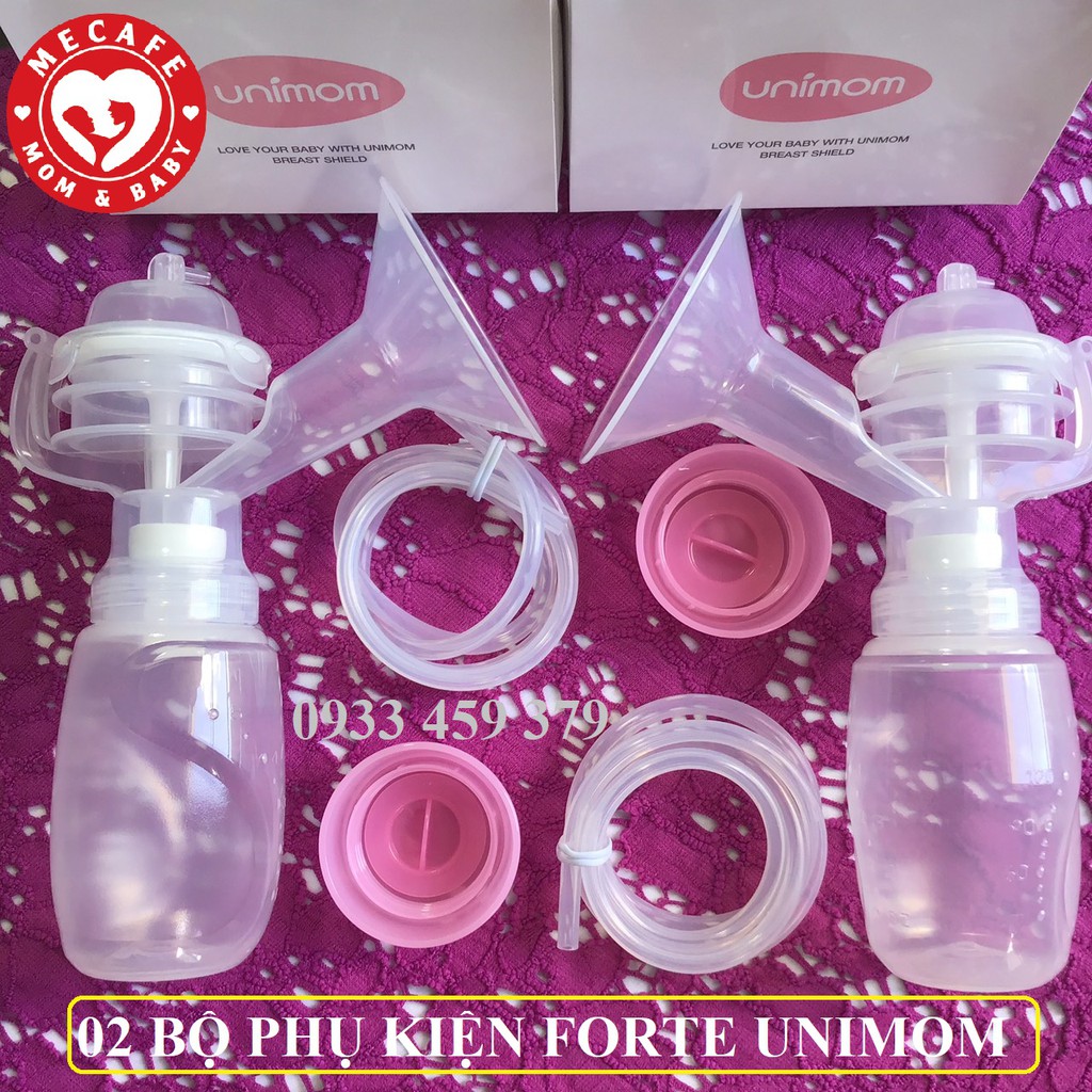 Bộ Phụ Kiện Đôi Máy hút sữa Unimom Forte (chính hãng)