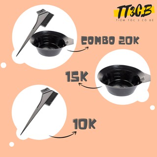 Bát, lược nhuộm tóc TT3CB - Dụng cụ nhuộm tóc
