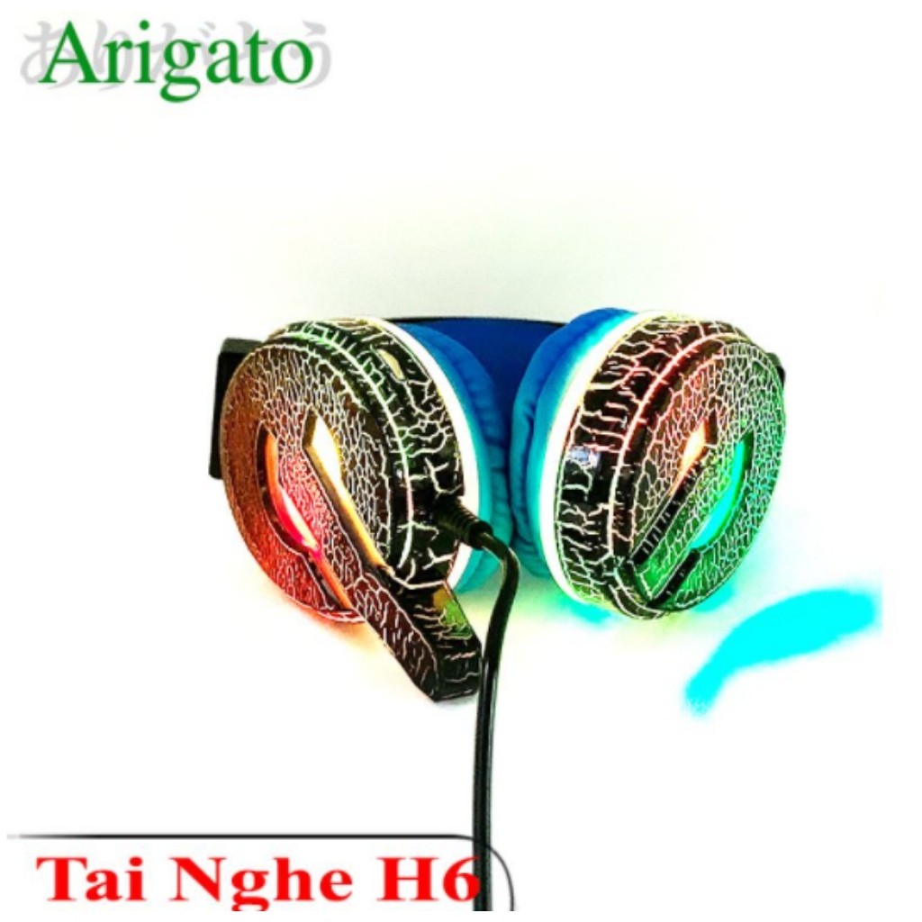 Tai nghe vi tính,tai nghe led đổi màu H6 | BigBuy360 - bigbuy360.vn