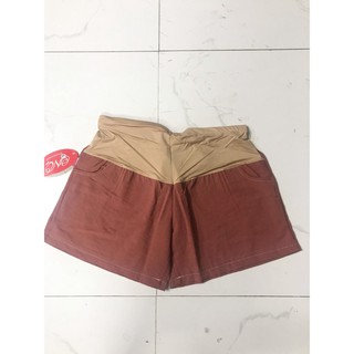Quần Bầu Sooc Đũi Siêu Mịn Mát ( có đáp bụng và chun chỉnh ) V42