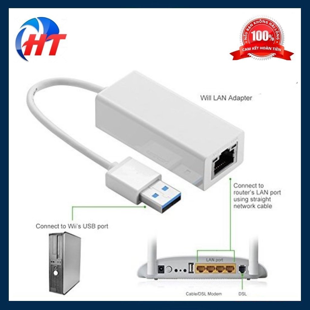 CÁP CHUYỂN USB RA LAN