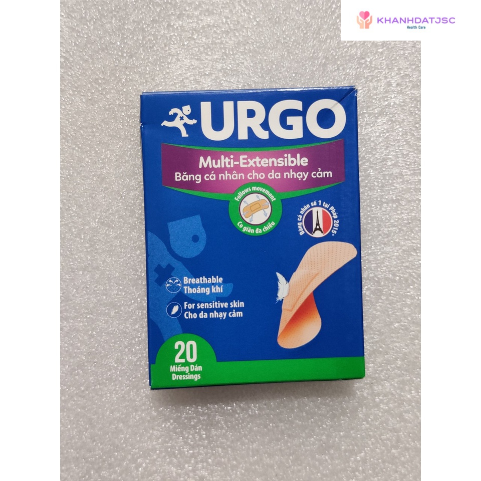 Băng cá nhân Urgo dành cho da nhạy cảm