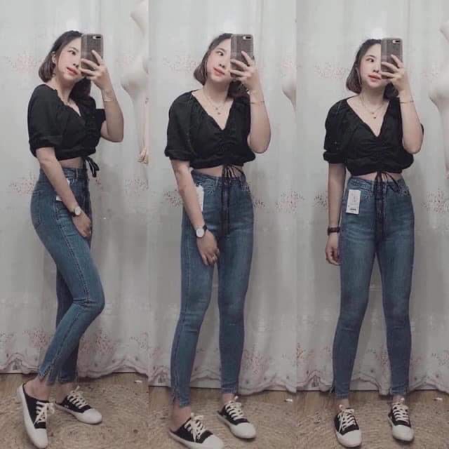 QUẦN JEAN XẺ GẤU CỰC HOT