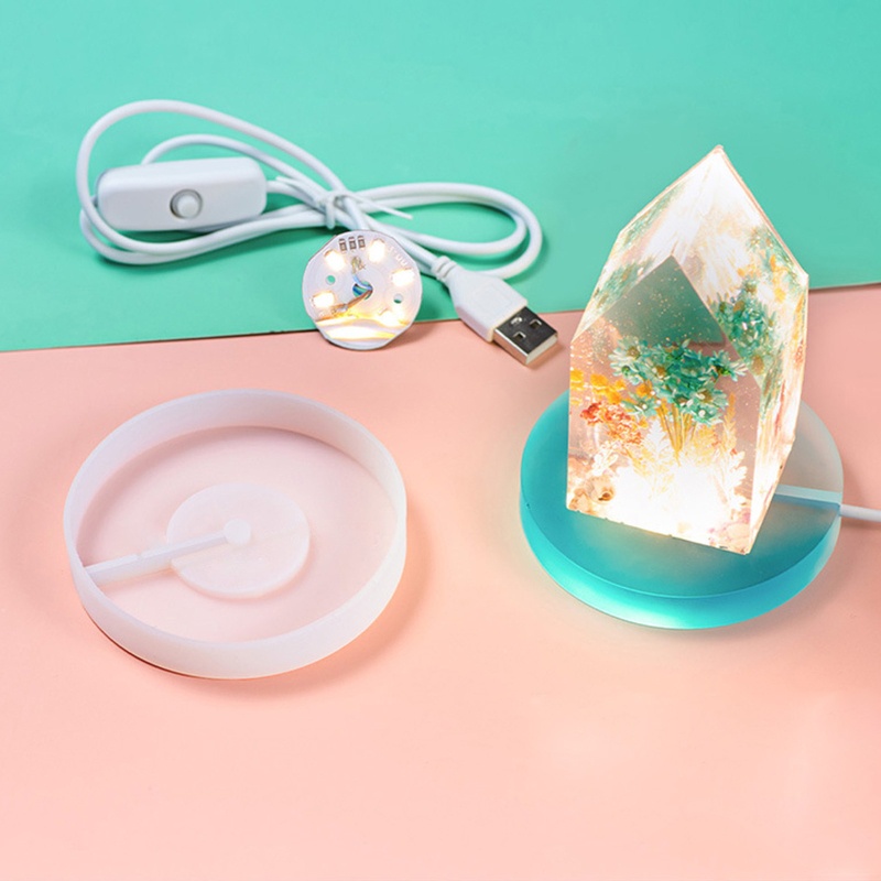 Khuôn Silicone Làm Đèn Bàn Trang Trí DIY