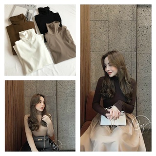 Áo Thun Dài Tay Cổ Lọ 🌺 Áo thun nữ dài tay body style Korea cổ lọ basic SIÊU HOT 🌺