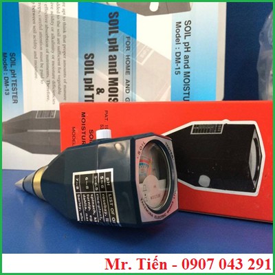 Máy đo pH và độ ẩm đất trồng cây DM 15 hãng Takemura