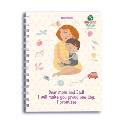 Notebook: Gia Đình Thân Yêu -  Dear Mom And Dad!