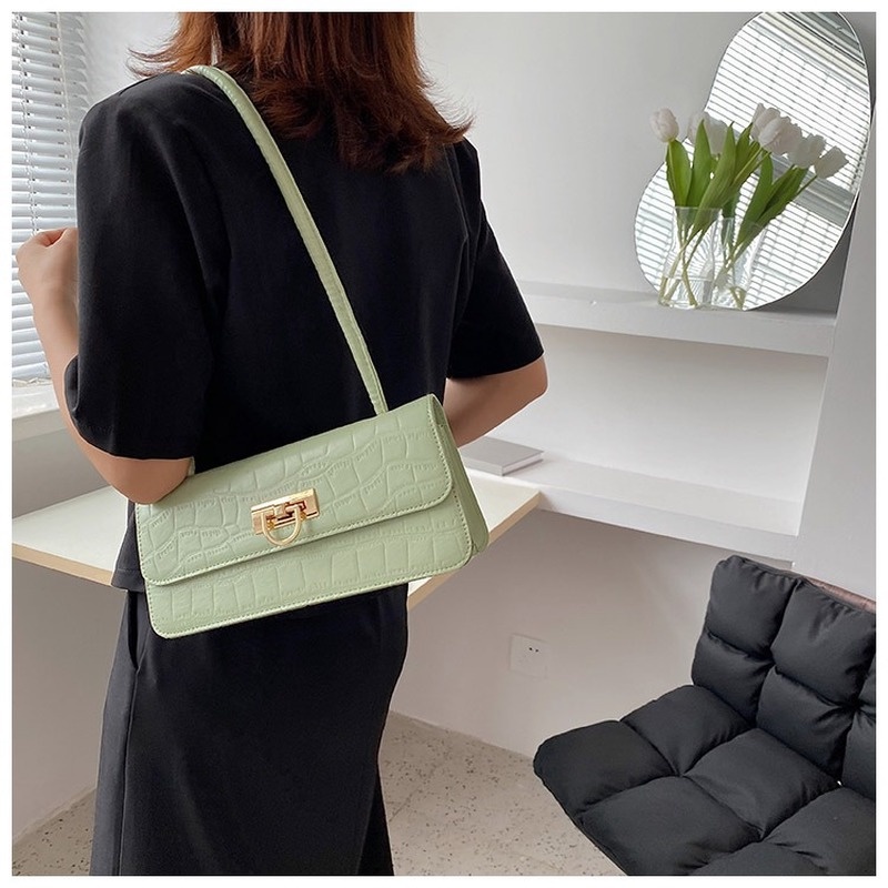 Túi đeo dưới cánh tay Hình Vuông Nhỏ Đơn Giản Thời Trang Mùa Hè Hàn Quốc 2022 NB00405