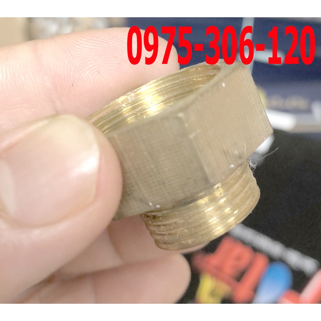 Ron nối 2 đầu, ron trong 21mm ron ngoài 27mm chất liệu đồng thau chuẩn tốt