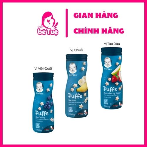 Bánh ăn dặm Gerber chuẩn hàng Mỹ, Date mới