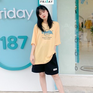 Áo phông chữ hustlin Friday