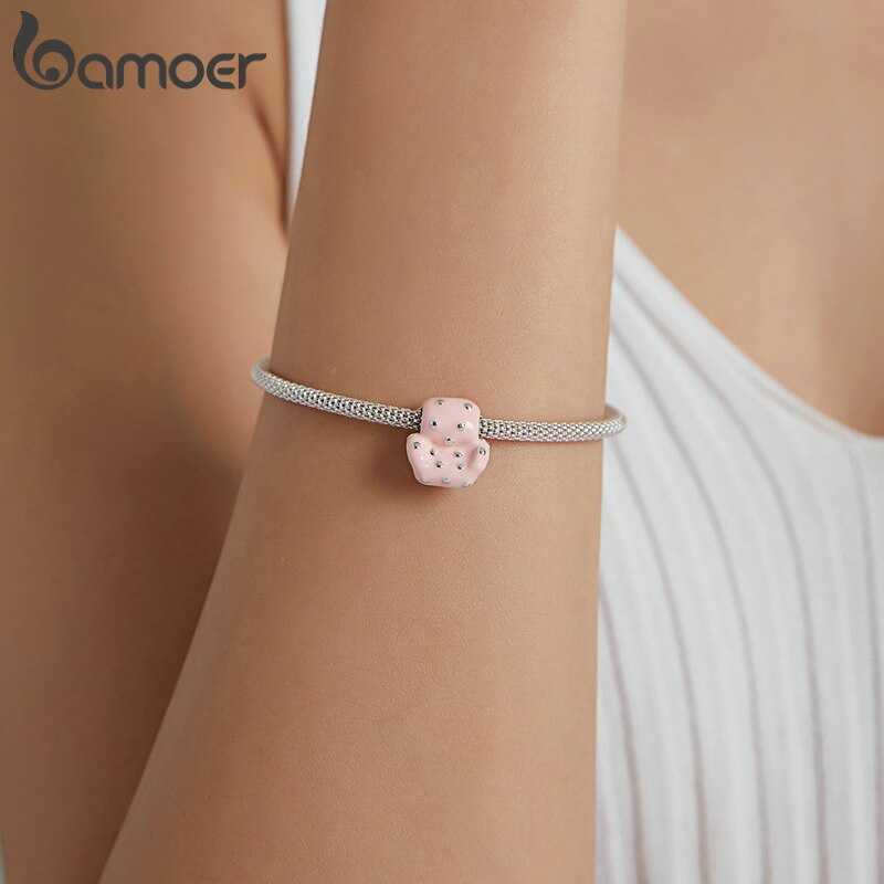 BAMOER Mặt Vòng cổ Bạc 925 Hình Ghế Sofa SCC1854 Thời Trang