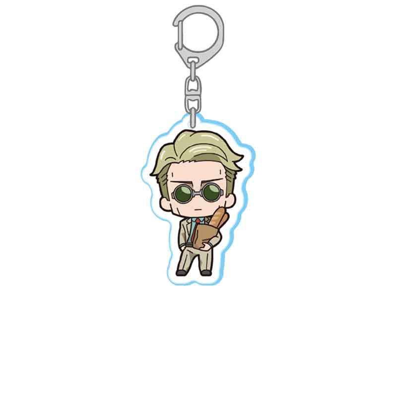(mica trong acrylic) Móc khóa in hình Jujutsu kaisen Chú thuật hồi chiến ver dạo phố anime chibi xinh xắn dễ thương