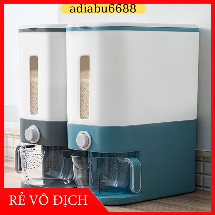 [SIÊU SALE ]Thùng đựng gạo thông minh hàng cao cấp dung tích 12kg cho mọi nhà