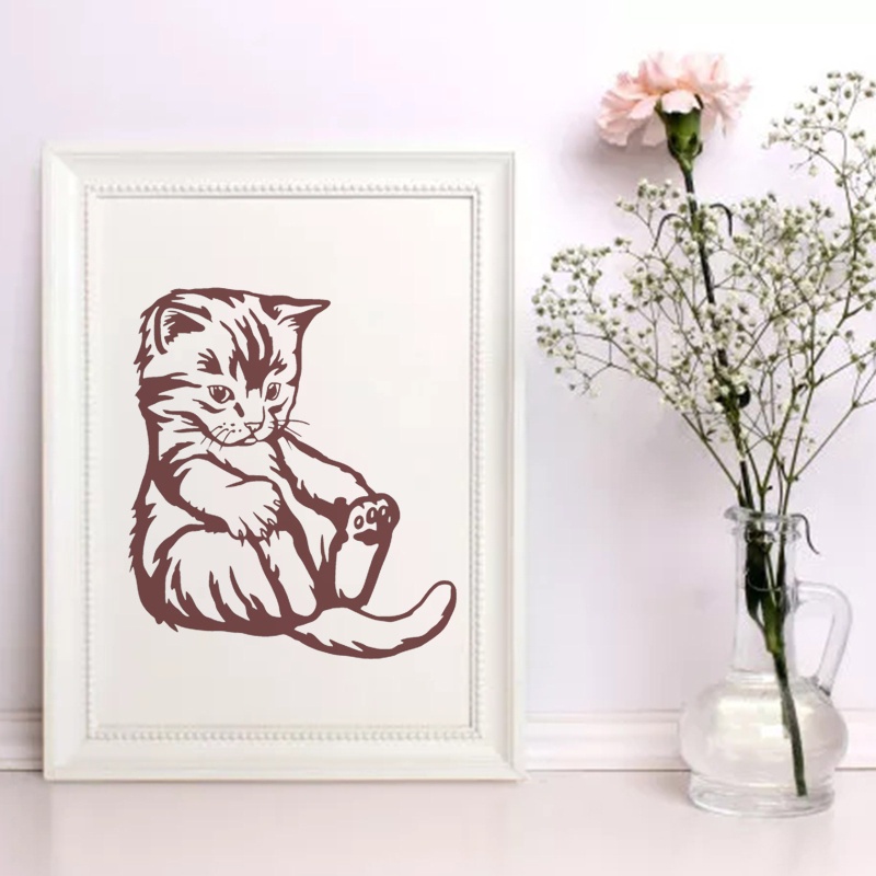 Tấm Vải Lưới Tự Dính Họa Tiết Động Vật Dễ Thương Dùng Để Trang Trí Gối / Túi Xách