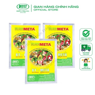 Combo 3 gói Trichoderma phòng ngừa nấm bệnh và sâu ăn lá Meta BT 100g