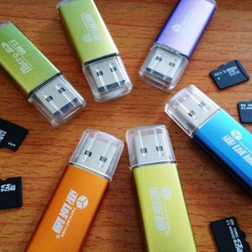 (SALE) ĐẦU ĐỌC THẺ NHỚ ĐIỆN THOẠI VỎ NHÔM USB 2.0 (NEW)