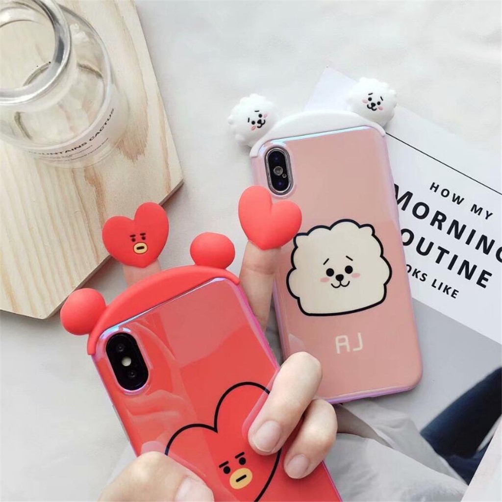 Bangtan Boys BtsTATA Slim Silicone TPU Soft Phone Case For iPhone | BigBuy360 - bigbuy360.vn