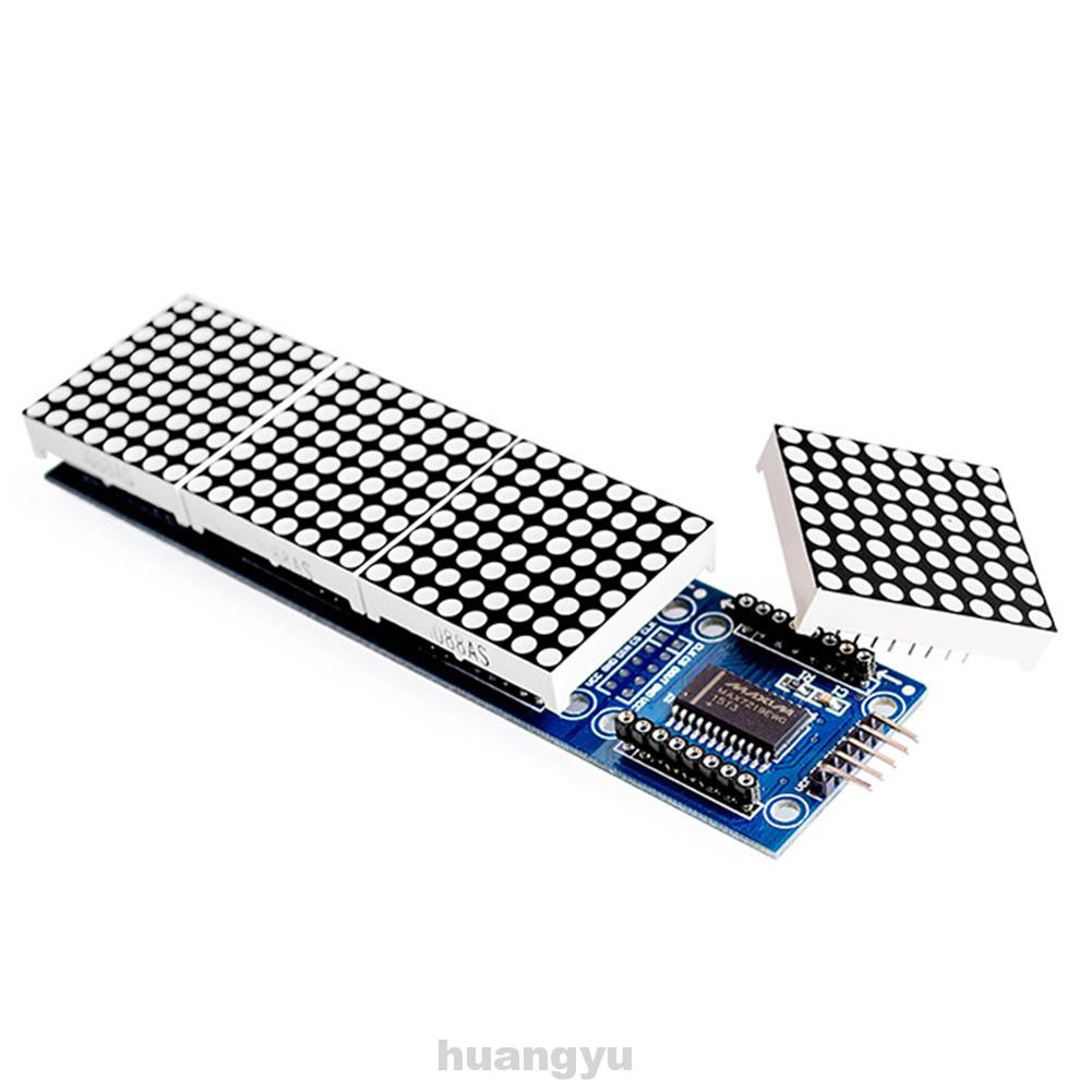 Bảng Mạch Hiển Thị Màn Hình Máy Tính Arduino Max7219 Kèm 5 Dây Cáp