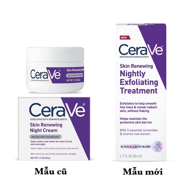 Kem dưỡng da ban đêm Cerave Skin Renewing Night Cream