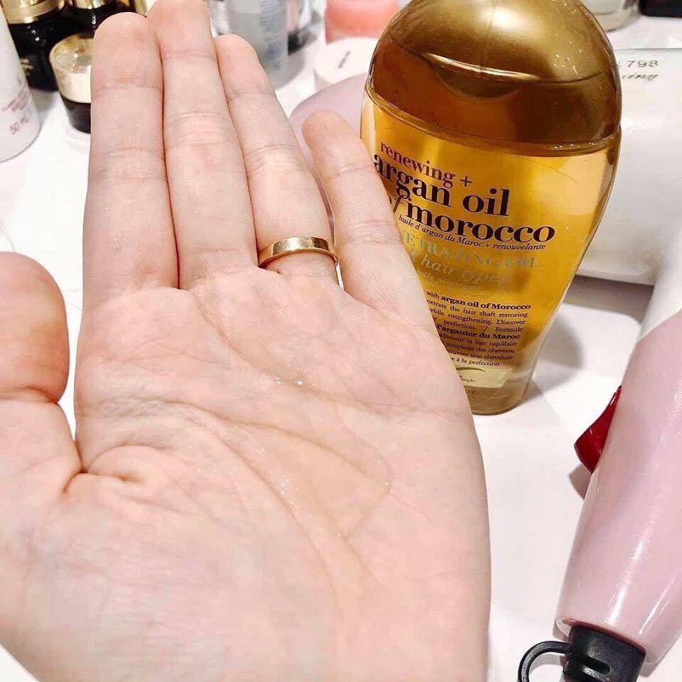 Tinh Dầu Dưỡng Tóc OGX Biotin Renewing Argan Oil Of Morocco USA  Phục Hồi Hư Tổn - 100ml