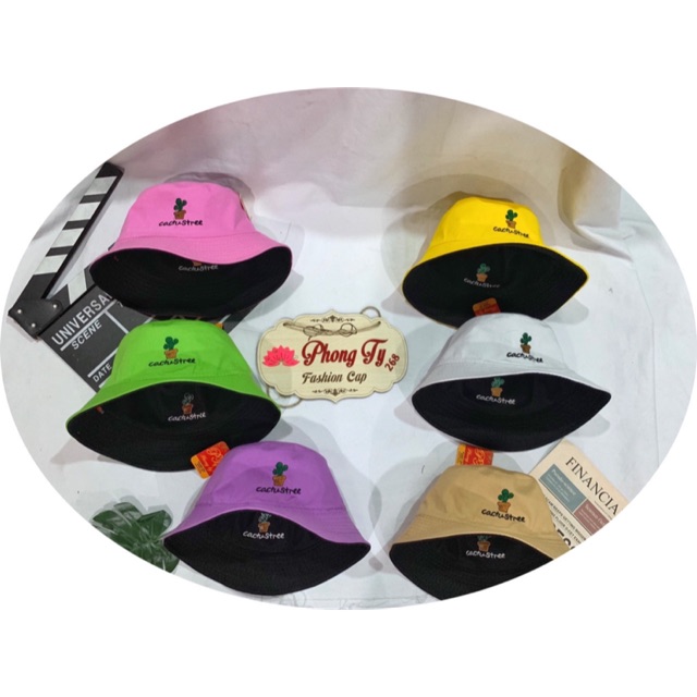 NÓN BUCKET 2 mặt thời trang - Chậu Cây