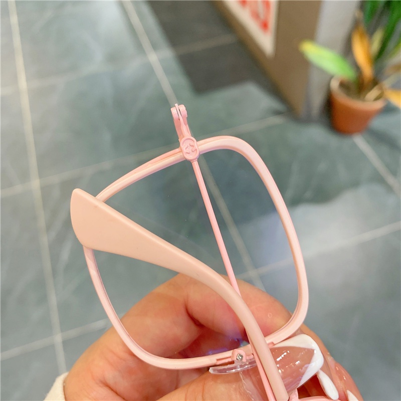 Kính Mát Gọng Vuông Oversize Chống Ánh Sáng Xanh Thời Trang Cho Nữ