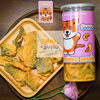 Da cá lắc trứng muối giòn tan - Đồ ăn vặt Suho