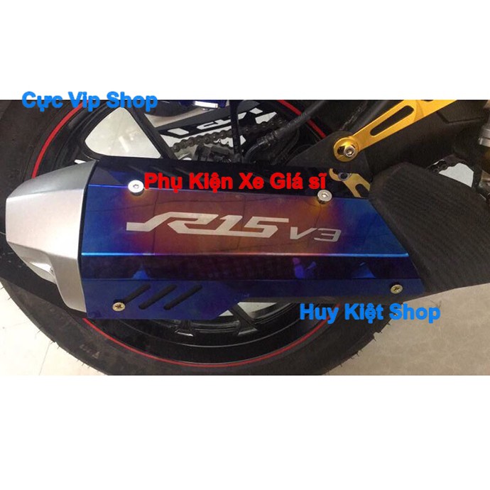 [Rẻ Vô Địch] - (2456) - Ốp Pô Xe Yamaha R15 V3 Titan Đẳng Cấp