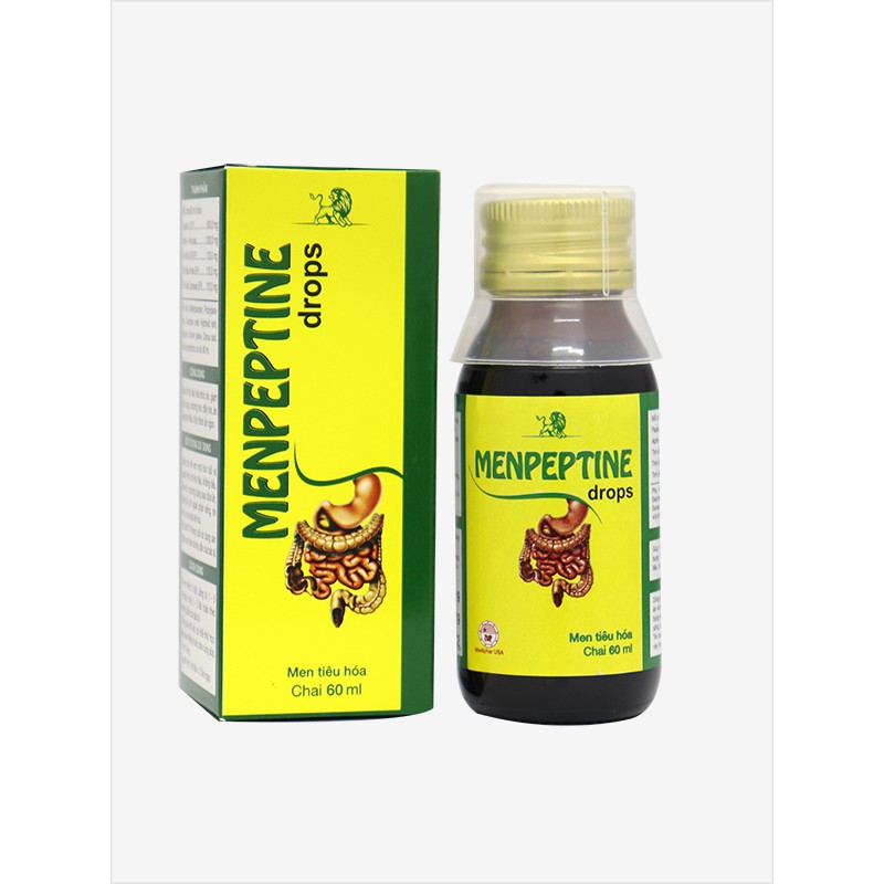 Men tiêu hóa Menpeptine - giảm đầy hơi, khó tiêu, kích thích ăn ngon