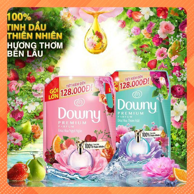 Nước xả vải Downy Đóa hoa thơm mát túi 2.3L