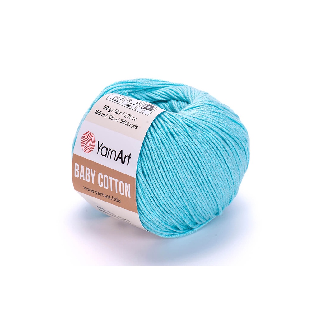 Len Baby Cotton trơn nhập khẩu từ Yarnart, dành cho bé, đan móc quần áo - Bảng 2/2 (431-460)