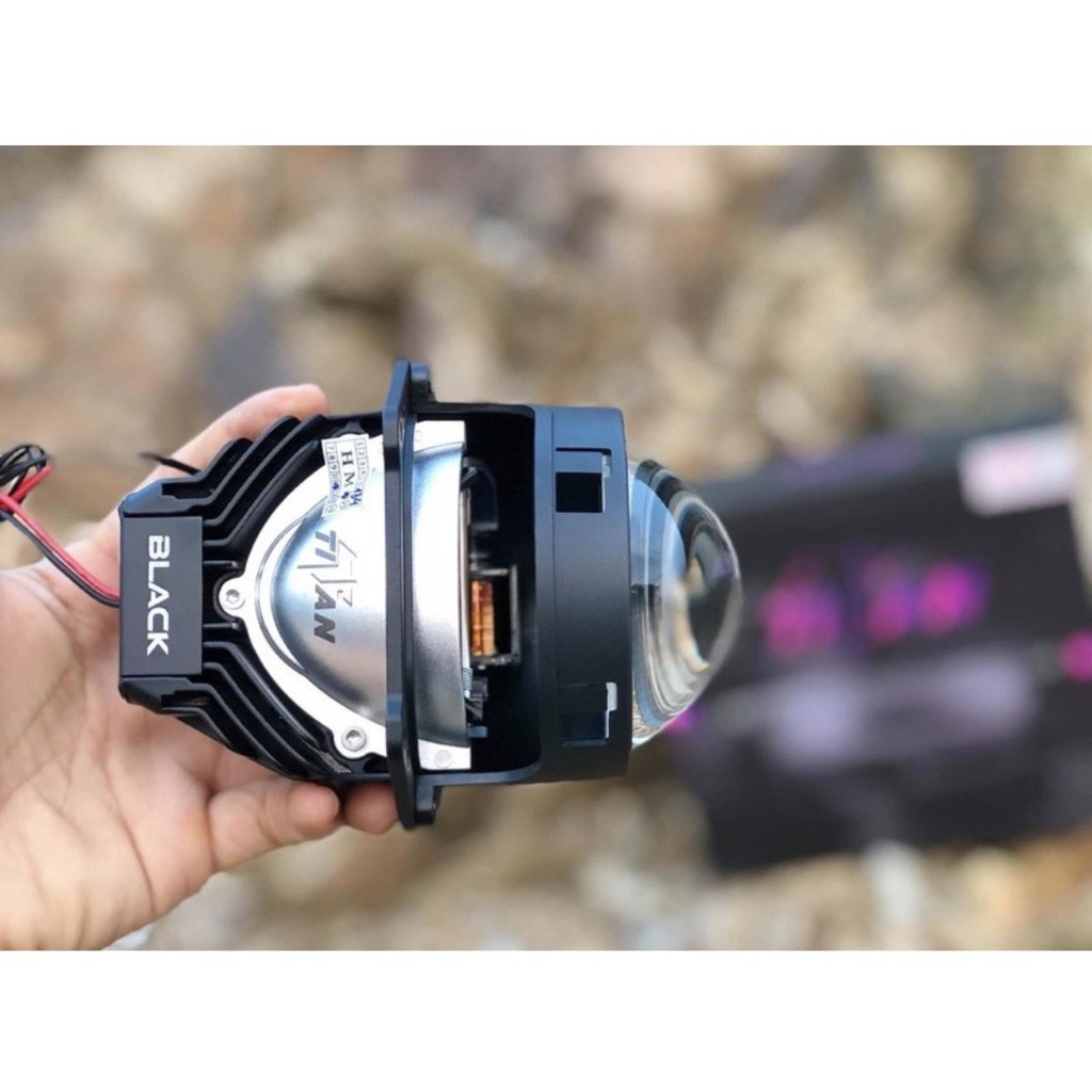 Bi cầu Led Titan Black chính hãng GTR Nhiệt màu 6000k công suất 50W