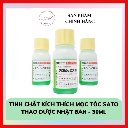 Kích Mọc tóc thảo mộc Sato Nhật 30ML