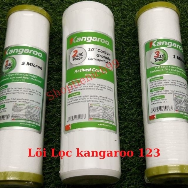 [CHÍNH HÃNG-RẺ VÔ ĐỊCH] Lõi Lọc Nước 1-2-3 Kangaroo Chính hãng Giá Rẻ Uy Tín Số 1.