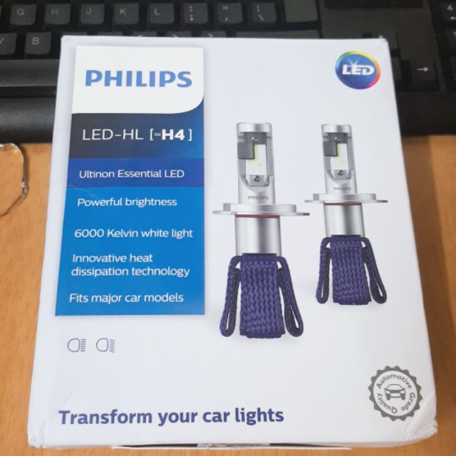 Bóng led philips ultinon essential 6000k - sáng trắng