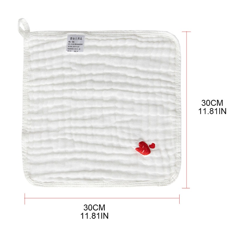 Set 5 Khăn Lau Mặt Bằng Cotton Mềm Tự Nhiên Cho Bé Sơ Sinh