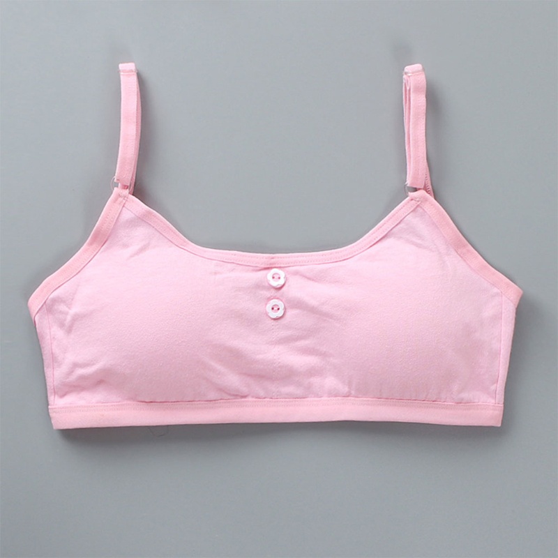 Áo Lót Hai Dây Bằng Vải Cotton Mỏng Dành Cho Bé Gái Tuổi Teen