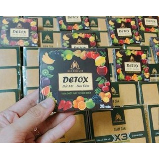 Detox ban đêm tan mỡ Đông Y Mộc Linh