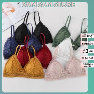 Áo Bra Ren Hoa Cúc Nhí Kiểu Áo Ngực Không Gọng hàng shop. Free Size co giãn theo body phù hợp với các size 34-36-38