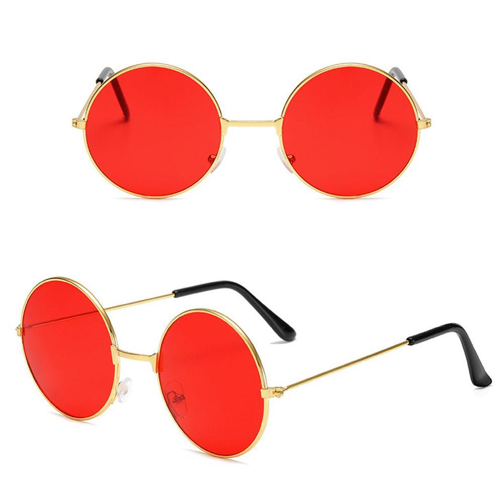 CACTU Kính Mát Gọng Tròn Phong Cách Hippie Thời Trang Cho Nam Nữ