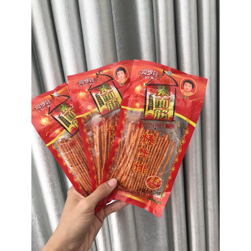 Tăm que cay tuổi thơ| Giao hoả tốc  | Que cay truyền thống| Đồ ăn vặt |Tăm cay đỏ