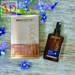 [Chính hãng] [Siêu rẻ] DẦU DƯỠNG TÓC HANEDA COLLAGEN ARGAN OIL 60ML