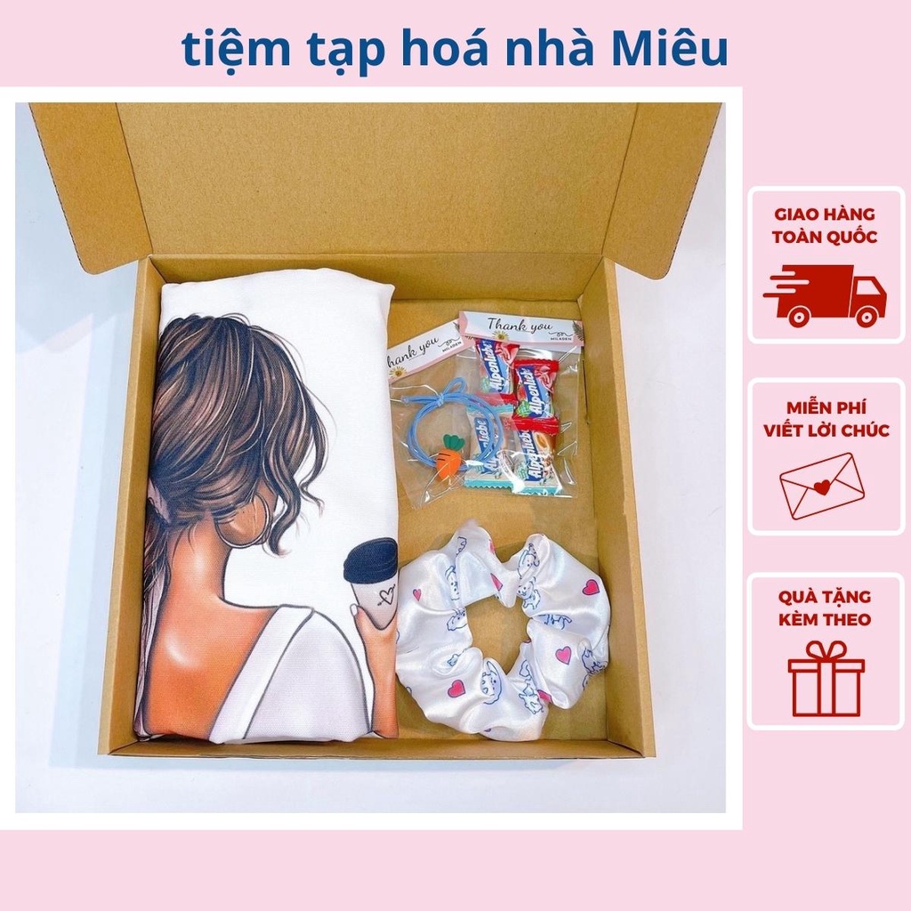 Set combo hộp quà tặng dành cho bạn gái - người yêu - chị em gái, quà tặng bạn gái dịp lễ sinh nhật hoặc valentine